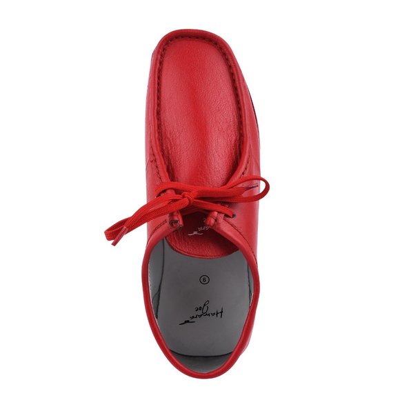 Humara Joe Men's Red LEATHER CHUKKA CASUALS - Picture 4 of 7